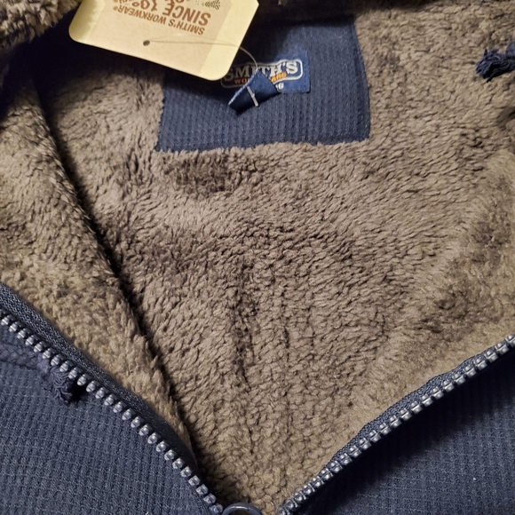 Smith's Workerwear Bonded Sherpa Thermal Hoodie - Picture 6 of 8